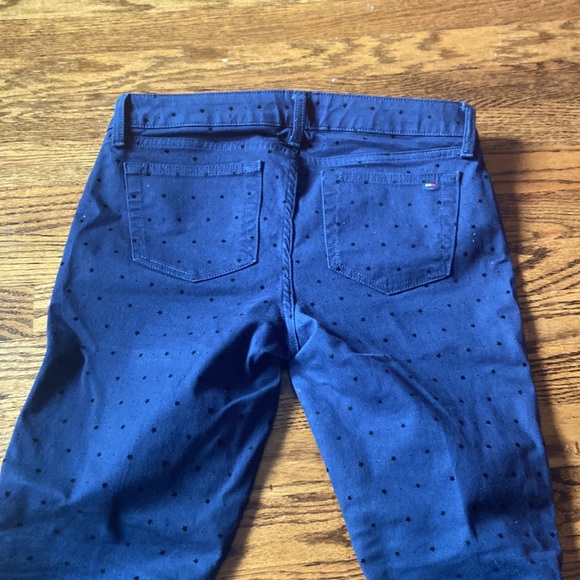 Dark blue jeans with black star pattern - Picture 6 of 6